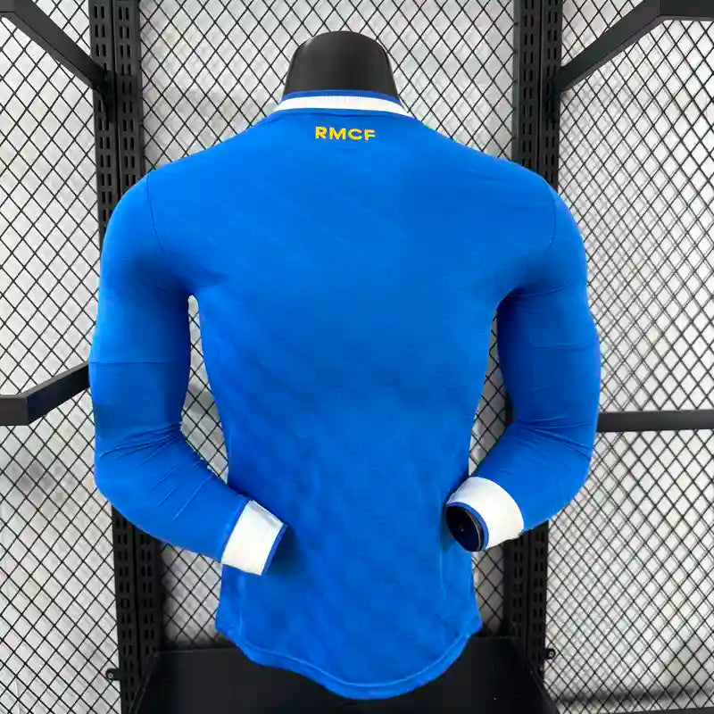 Camiseta de jugador visitante de manga larga del Real Madrid, versión 2025/2026
