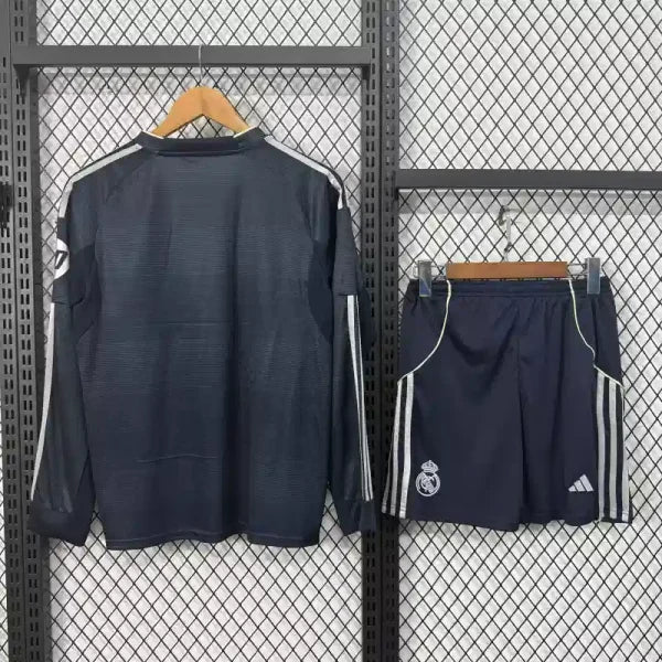 Camiseta de manga larga para niños del Real Madrid 25/26