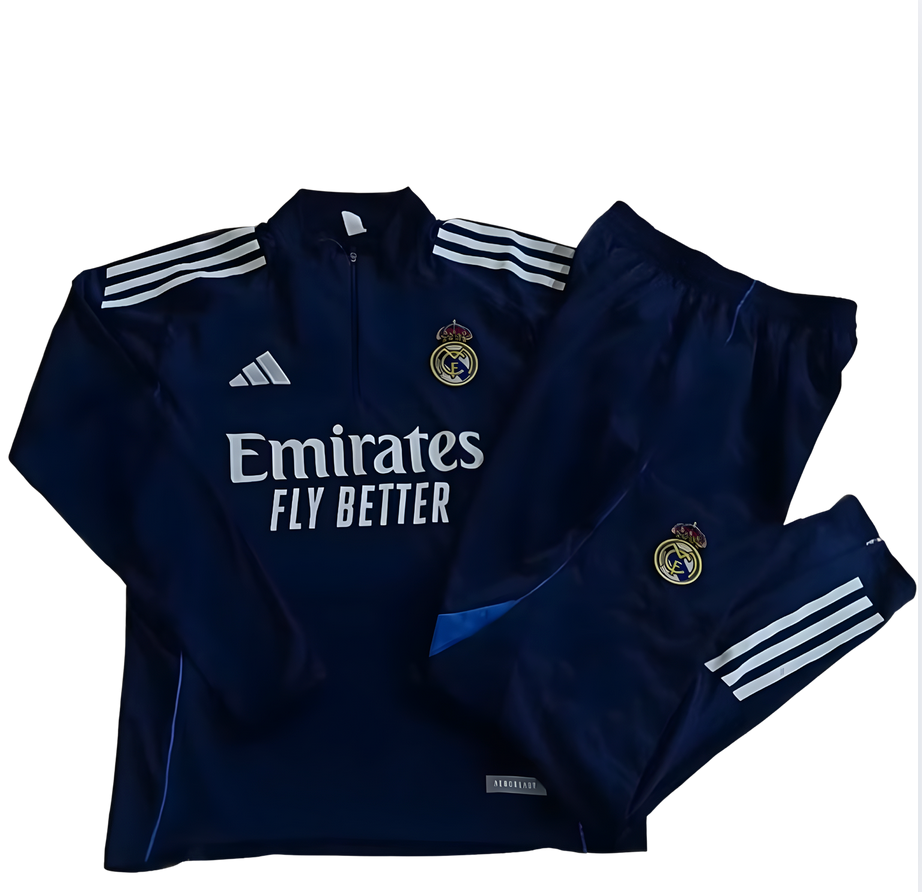 Chándal azul del Real Madrid 2025/2026