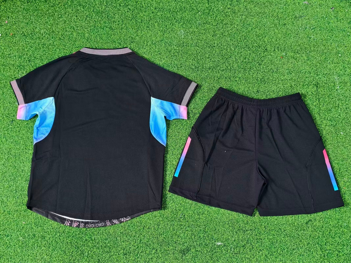 Children's kit Algeria black and blue 2025/2026