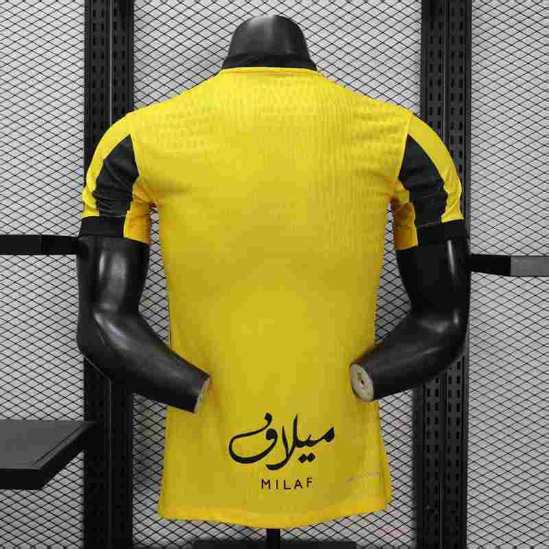 Al-Ittihad Version Joueur Jeddah United Domicile 2025/2026 - Vêtements de sport
