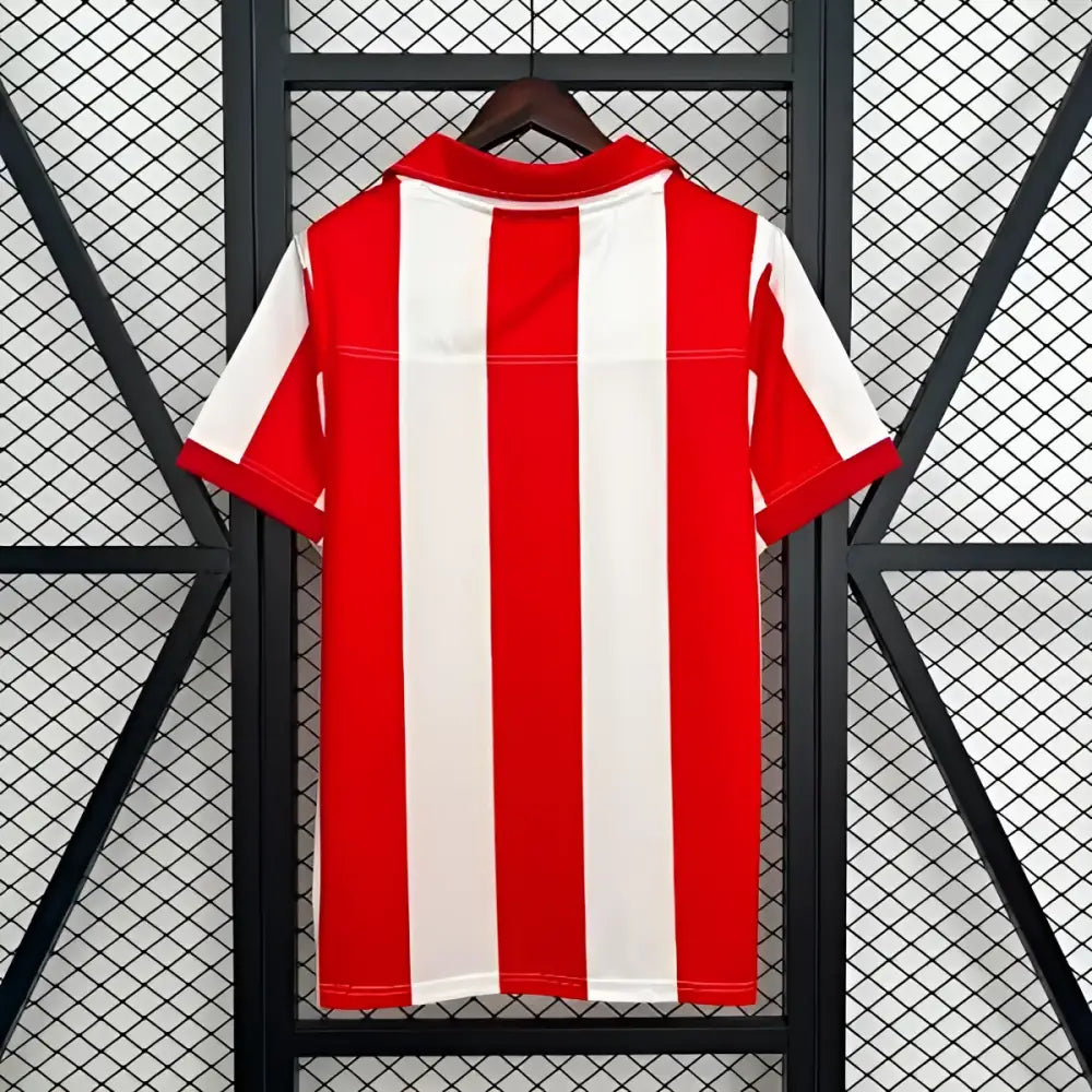 Atletico Madrid Maillot Retro Rouge/Blanc Version Joueur 2003/2004