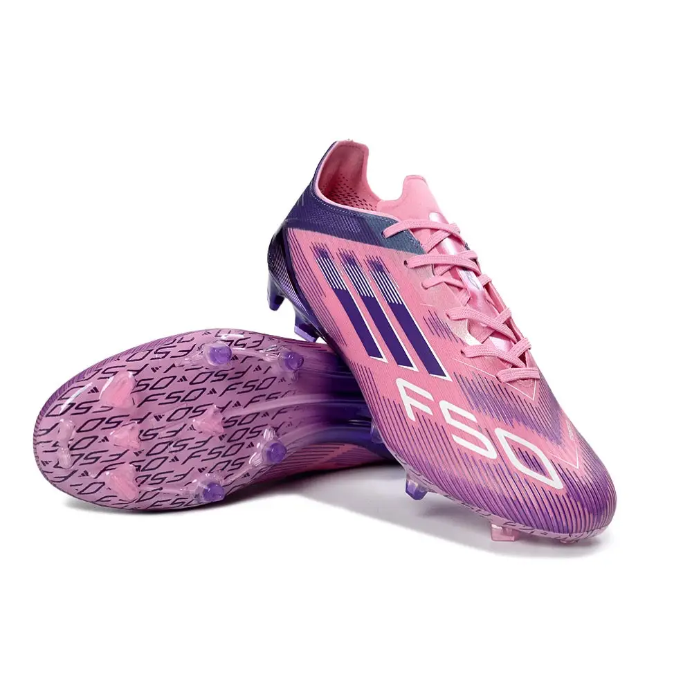 Crampons Adidas F50 Rose et violette