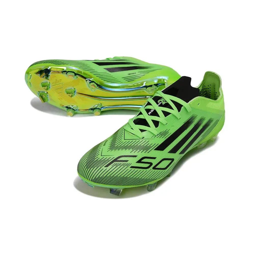 Crampons Adidas F50 vert électrique