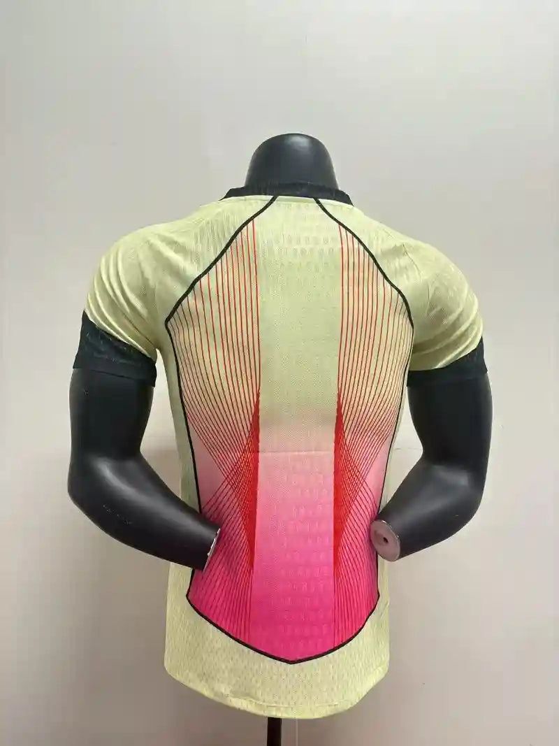 FC Barcelone Spécial Edition Jaune/Rose Version Joueur 2025/2026 Vêtements de sport