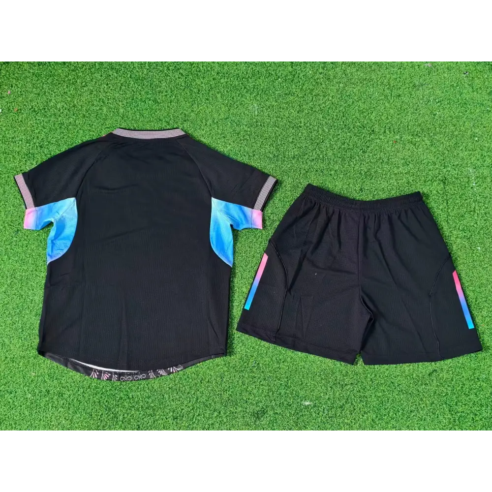 Kit enfant Algérie noir et bleu 2025/2026 - Vêtements de sport