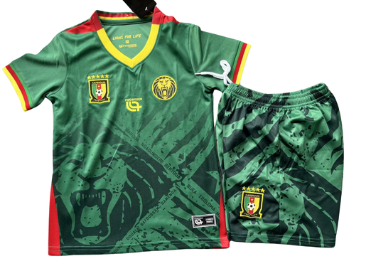 Kit enfant Cameroun Domicile 2025 - Vêtements de sport