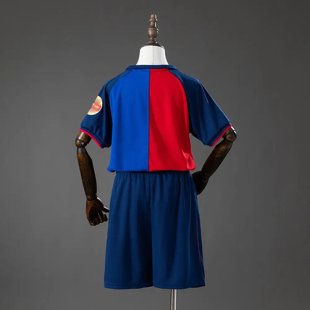 Kit Enfant FC Barcelone 100th anniversary Domicile - Vêtements de sport
