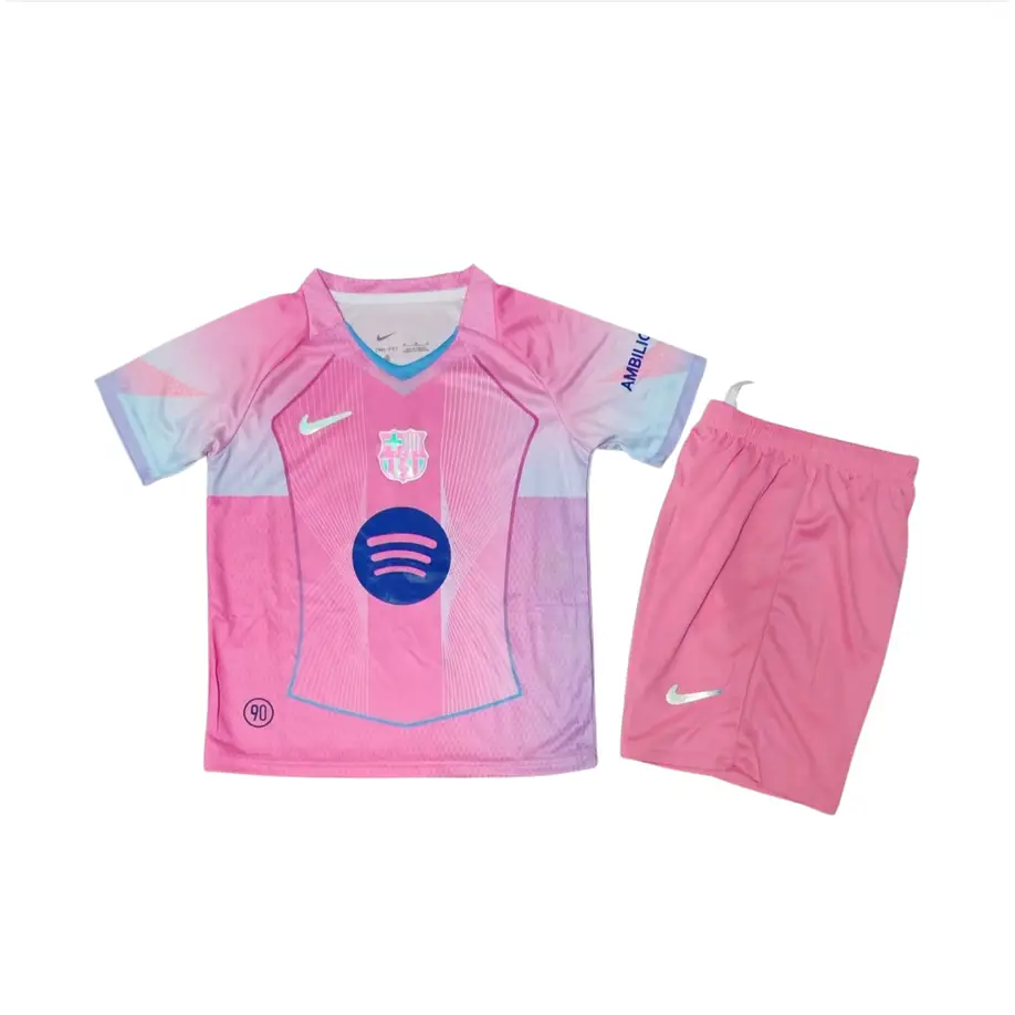 Kit Enfant FC Barcelone Rose 2026 - Vêtements de sport