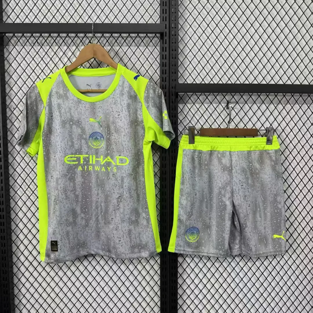 Kit enfant Manchester City 2025/2026 Vêtements de sport