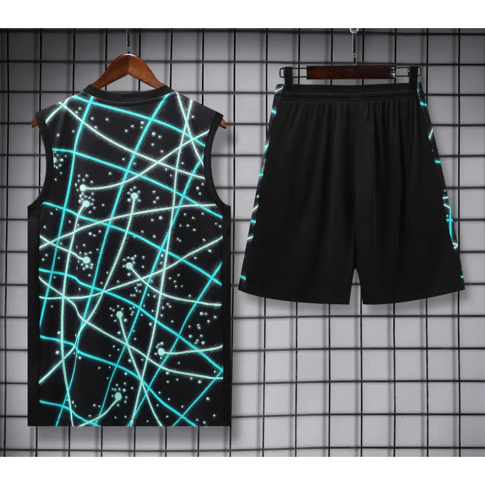 Kit Entraînement Inter Milan Noir Rayé 2025/2026 - Vêtements de sport