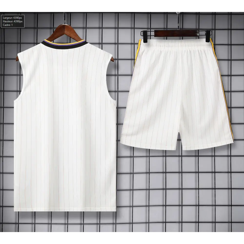 Kit Entraînement Manchester United Blanc 2025/2026 - Vêtements de sport