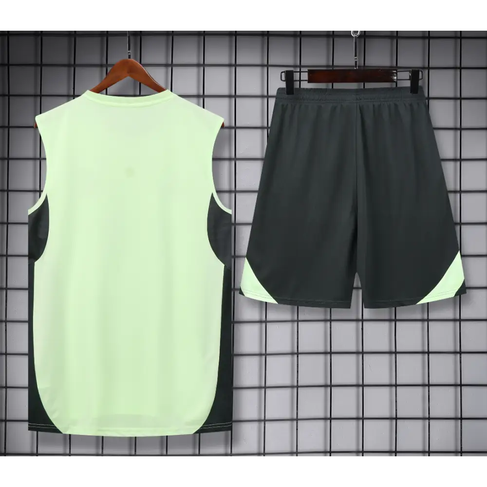 Kit Entraînement Real Madrid Gris & Jaune 2025/2026 - Vêtements de sport