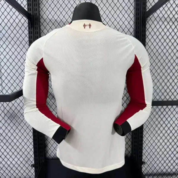 Liverpool Extérieur Version Joueur Manches Longues 2025/2026 Vêtements de sport
