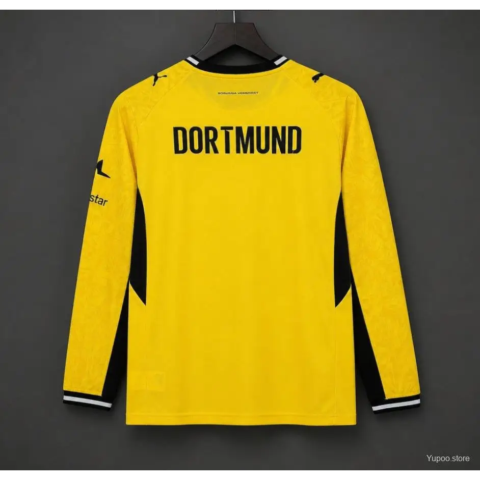 Maillot Borussia Dortmund Domicile 2026/2027 Manches longues - Vêtements de sport