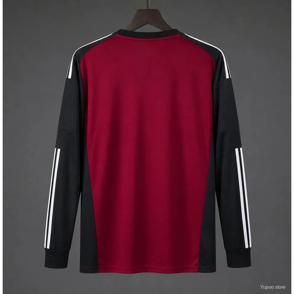 Maillot Espagne Coupe du Monde 2026 Gardien Bordeaux Manches longues - Vêtements de sport