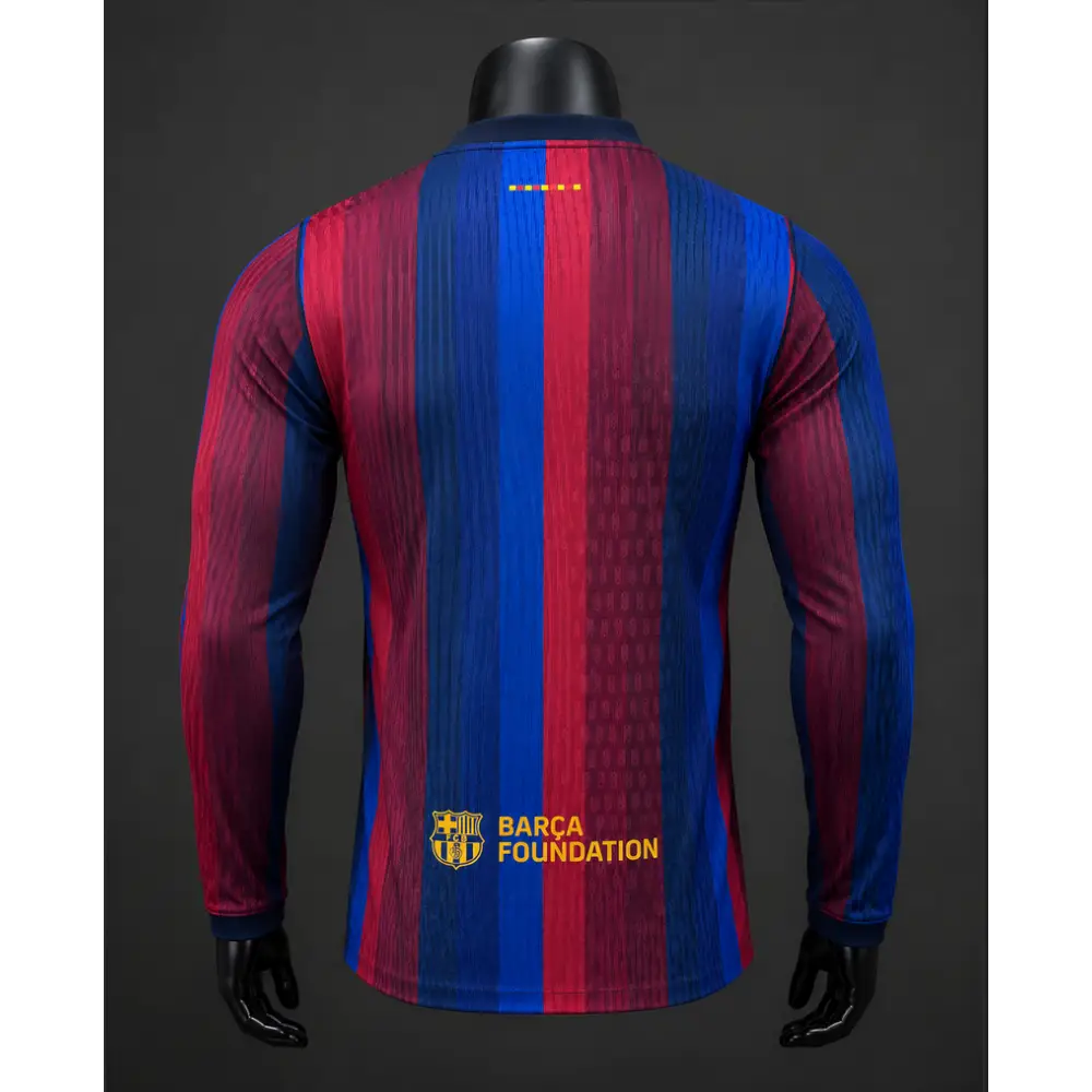 Maillot FC Barcelone Domicile 2026/2027 Version joueur manches longues - Vêtements de sport