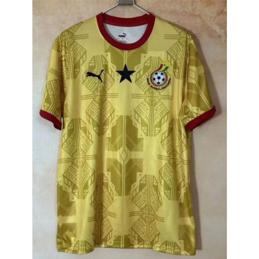 Maillot Ghana concept jaune Coupe du Monde 2026 - Vêtements de sport