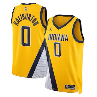 Maillot NBA Haliburton 2024/2025 - Jaune / S - Vêtements de sport