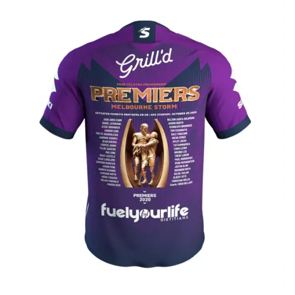 Maillot Melbourne Storm Premiers 2020 - Vêtements de sport