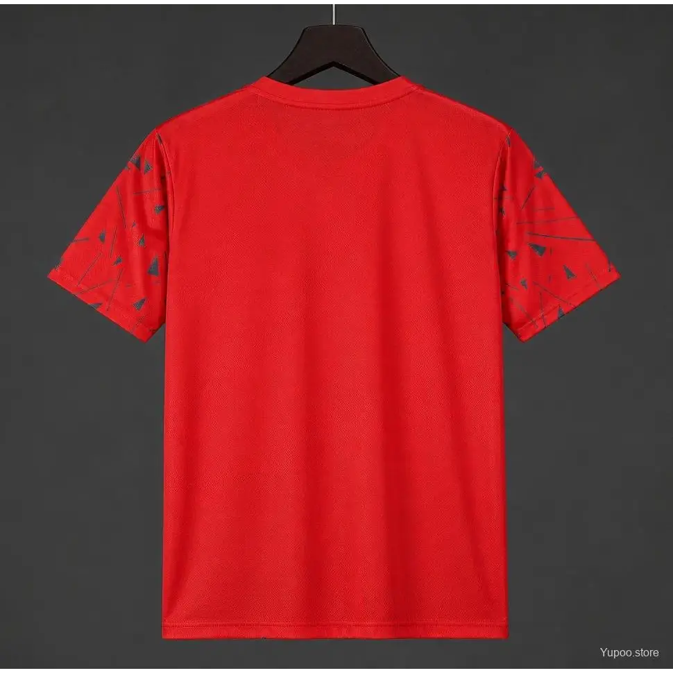 Maillot Mexique Pré Match Coupe du Monde 2026 Rouge - Vêtements de sport