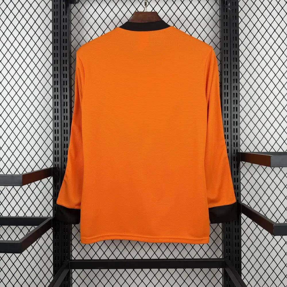 Maillot Pays-Bas Domicile Retro 1980 Manches longues - Vêtements de sport