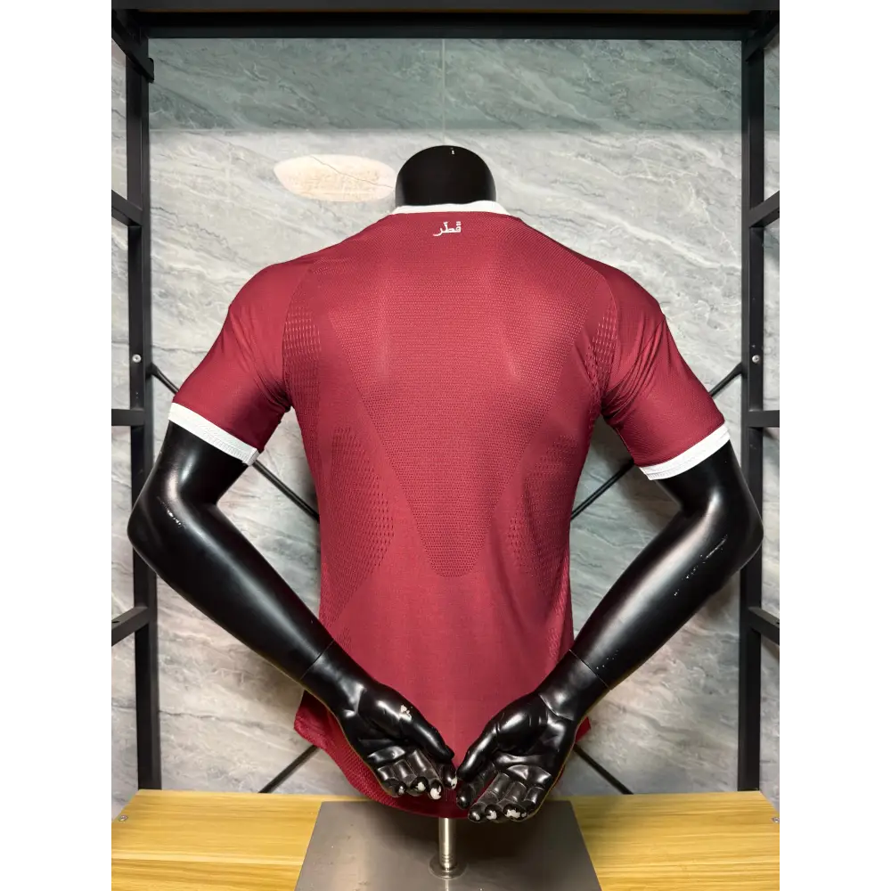 Maillot Qatar Domicile Coupe du Monde 2026 Version joueur - Vêtements de sport