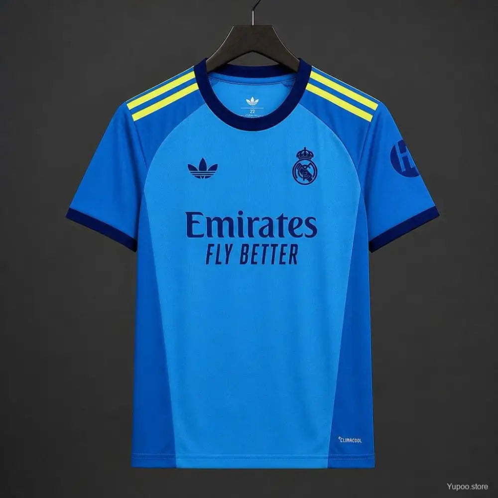 Maillot Real Madrid Gardien 2026/2027 Bleu - Vêtements de sport