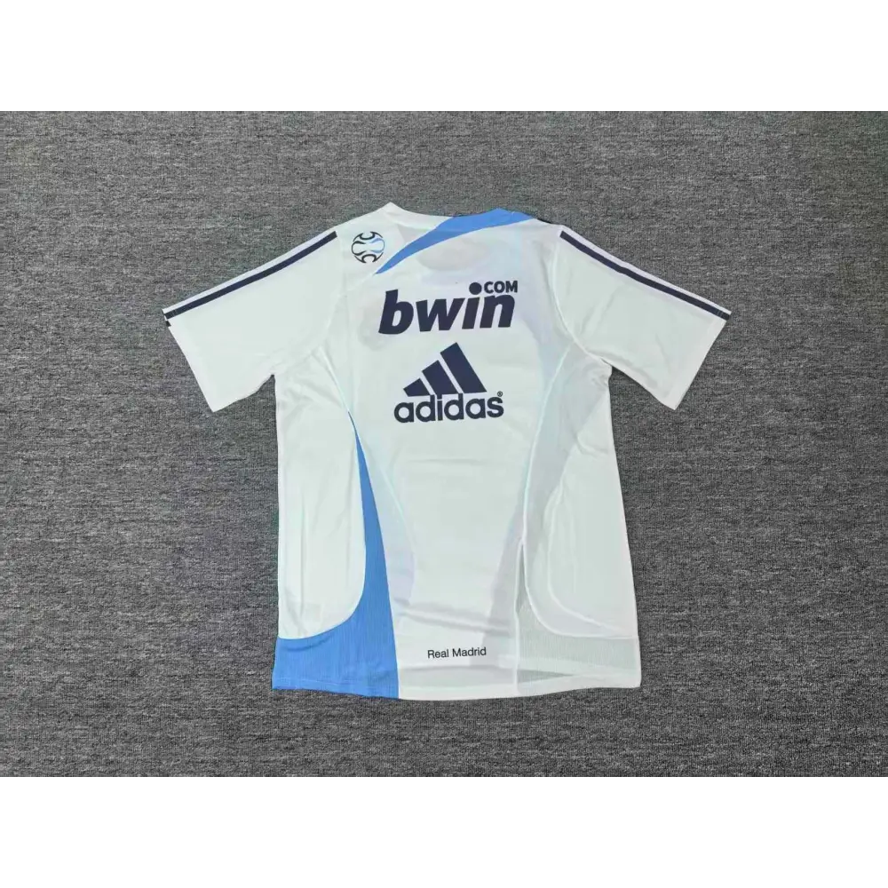 Maillot Real Madrid Training Retro blanc 2006/2007 - Vêtements de sport