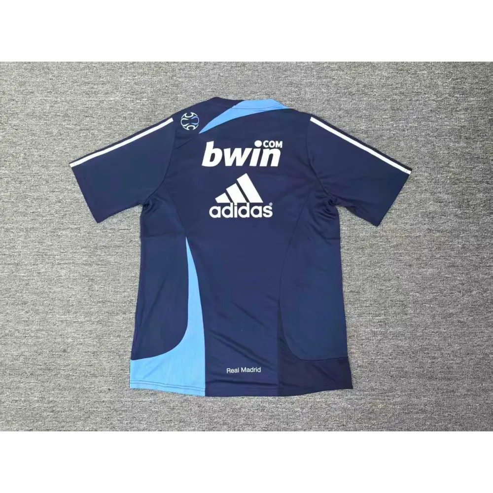 Maillot Real Madrid Training Retro bleu 2006/2007 - Vêtements de sport