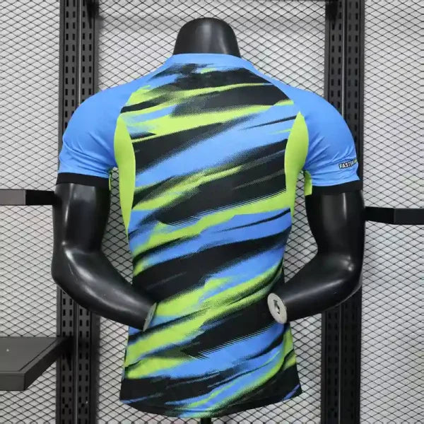 OM Olympique de Marseille Pre-Match Bleu/Vert Version Joueur 2025/2026 - Vêtements de sport