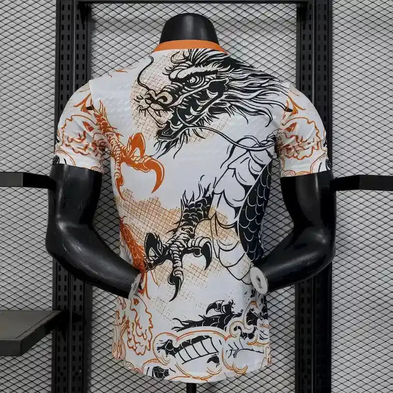 Real Madrid Dragon White Version Joueur 2025/2026 - Vêtements de sport