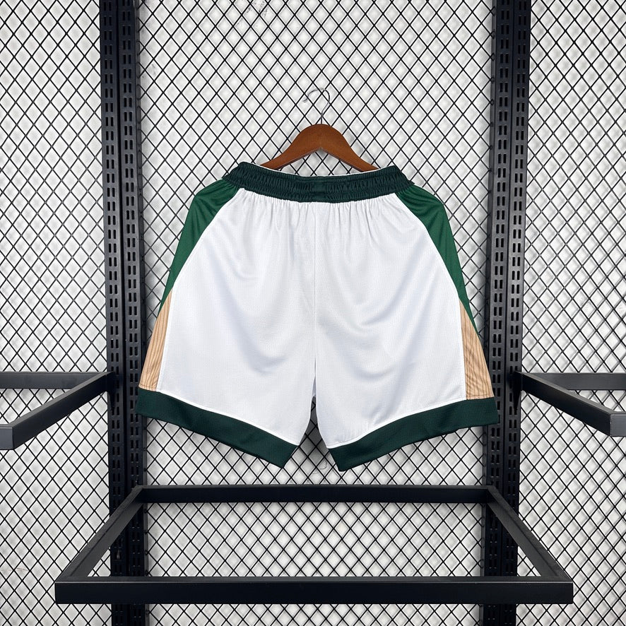 Short Boston Celtics Blanc 24/25 - Vêtements de sport