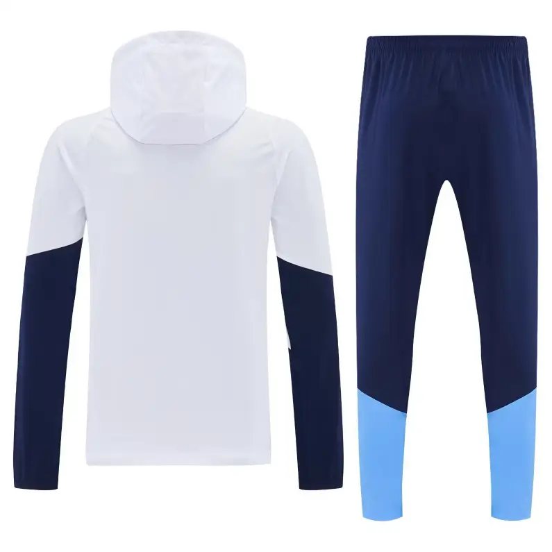Survêtement A Capuche Coupe-Vent Argentine Blanc 2026 - Vêtements de sport