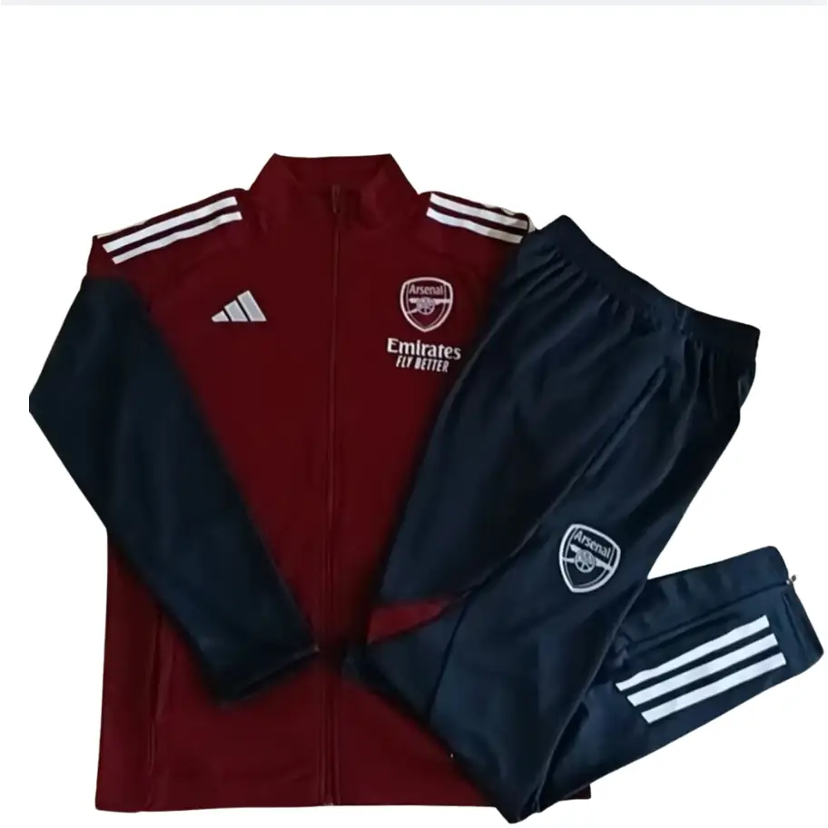 Survêtement Training Arsenal 2026 Bordeaux et bleu