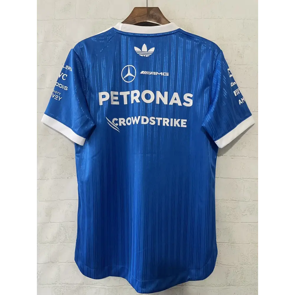 T shirt mercedes Bleu Roi 2026 - Vêtements de sport