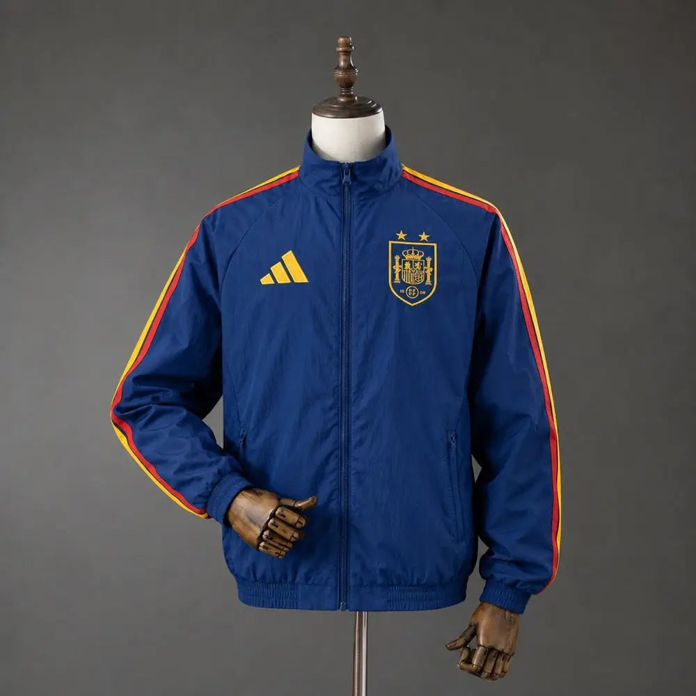 Veste Coupe-Vent Espagne 2026/2027 Bleu marine