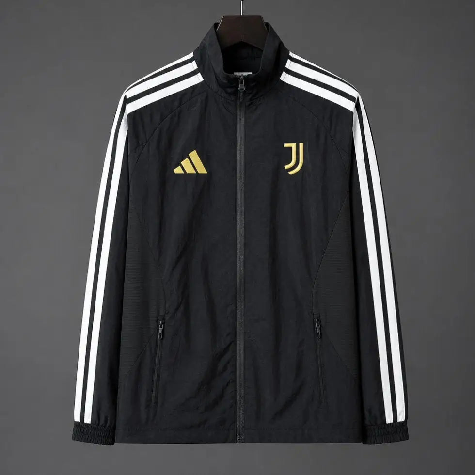 Veste Coupe-Vent Juventus 2026/2027 Noir - Vêtements de sport