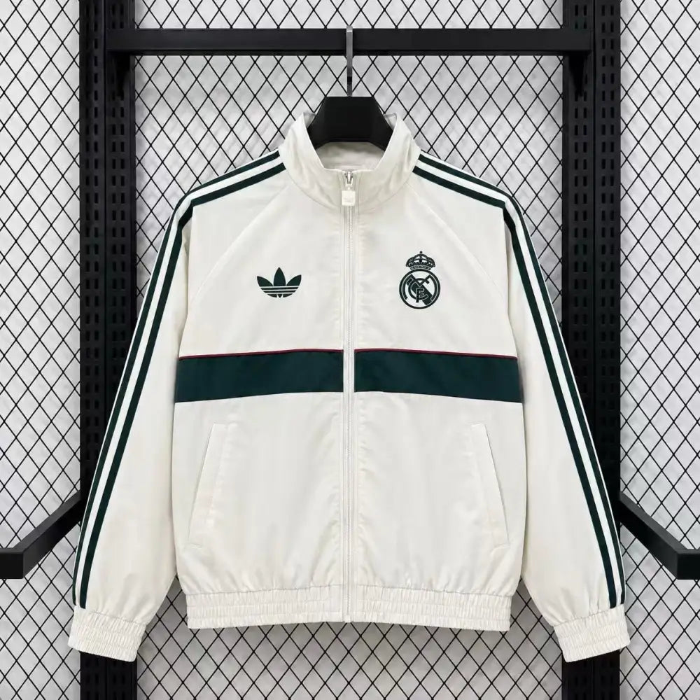 Veste Coupe-Vent Real Madrid Domicile 2026/2027 - Vêtements de sport