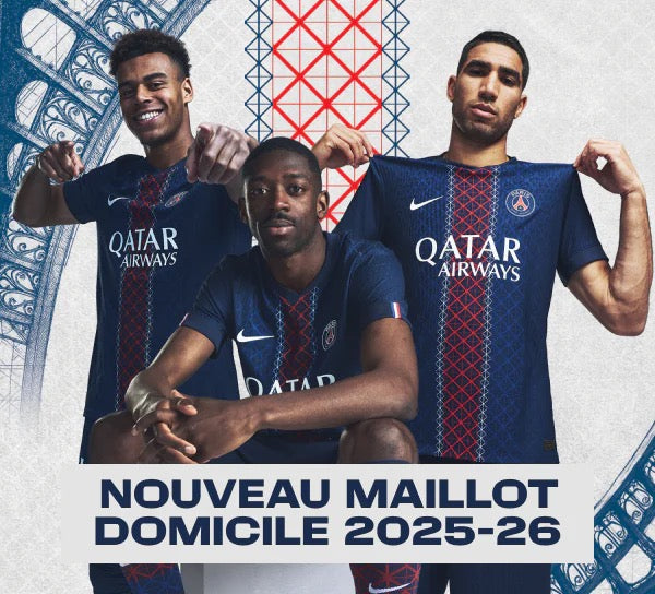 Nouveau maillot domicile PSG 2025/2026