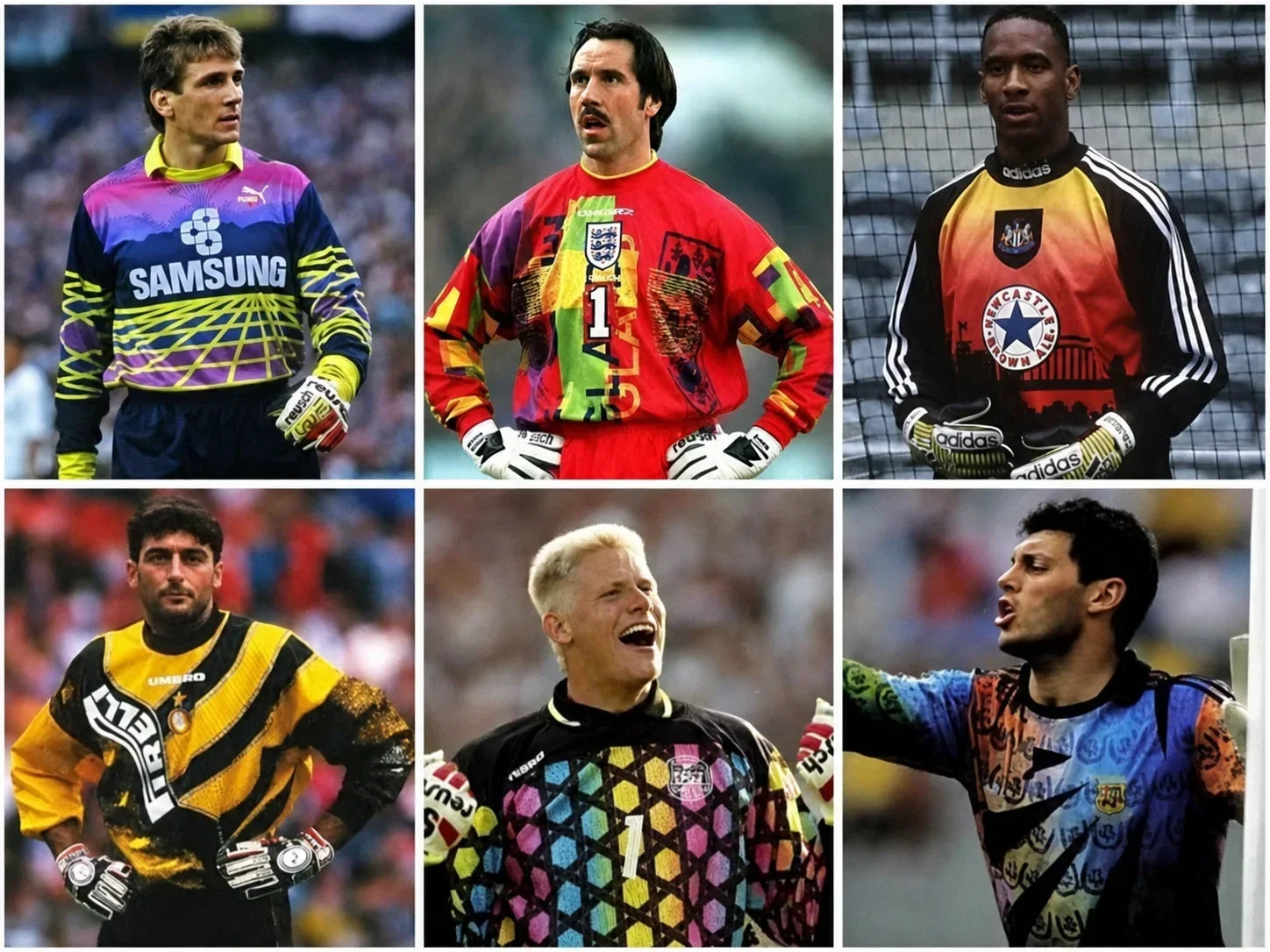 Les plus beaux maillots de gardien de but de l'histoire