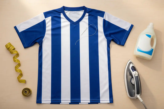Comment rétrécir un maillot de foot trop grand