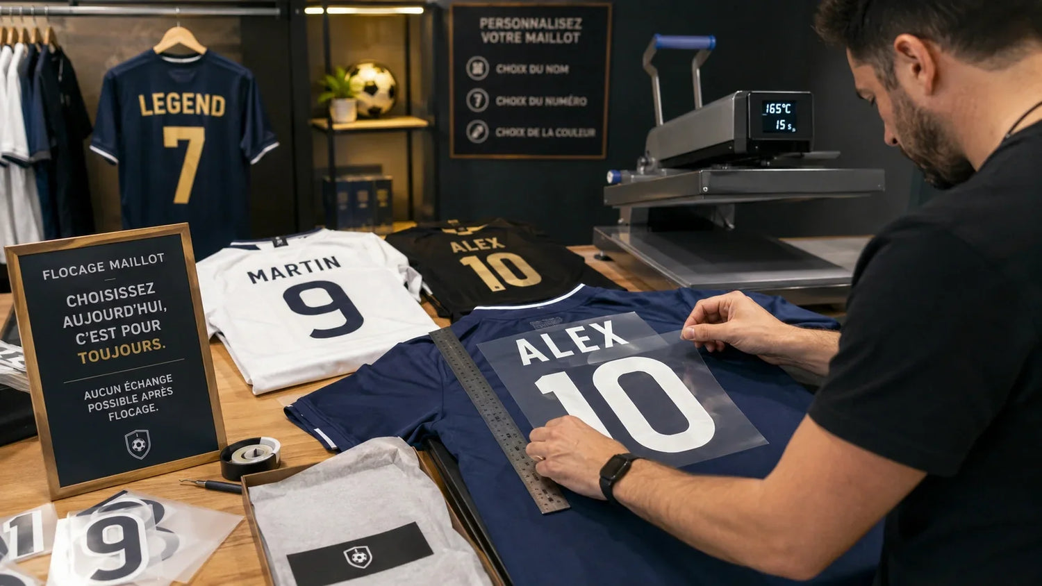 Flocage maillot de foot: quel nom et quel numéro mettre ?