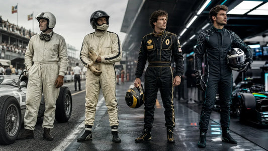 L’histoire des combinaisons de Formule 1: du coton au Nomex 75 ans de sécurité et de design