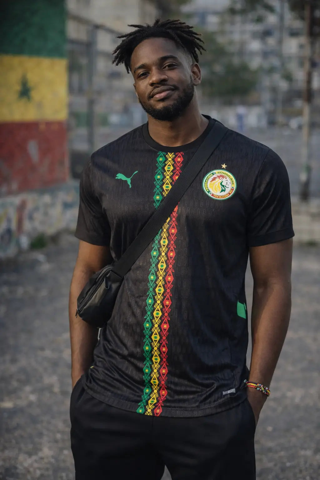 maillot sénégal noir pas cher