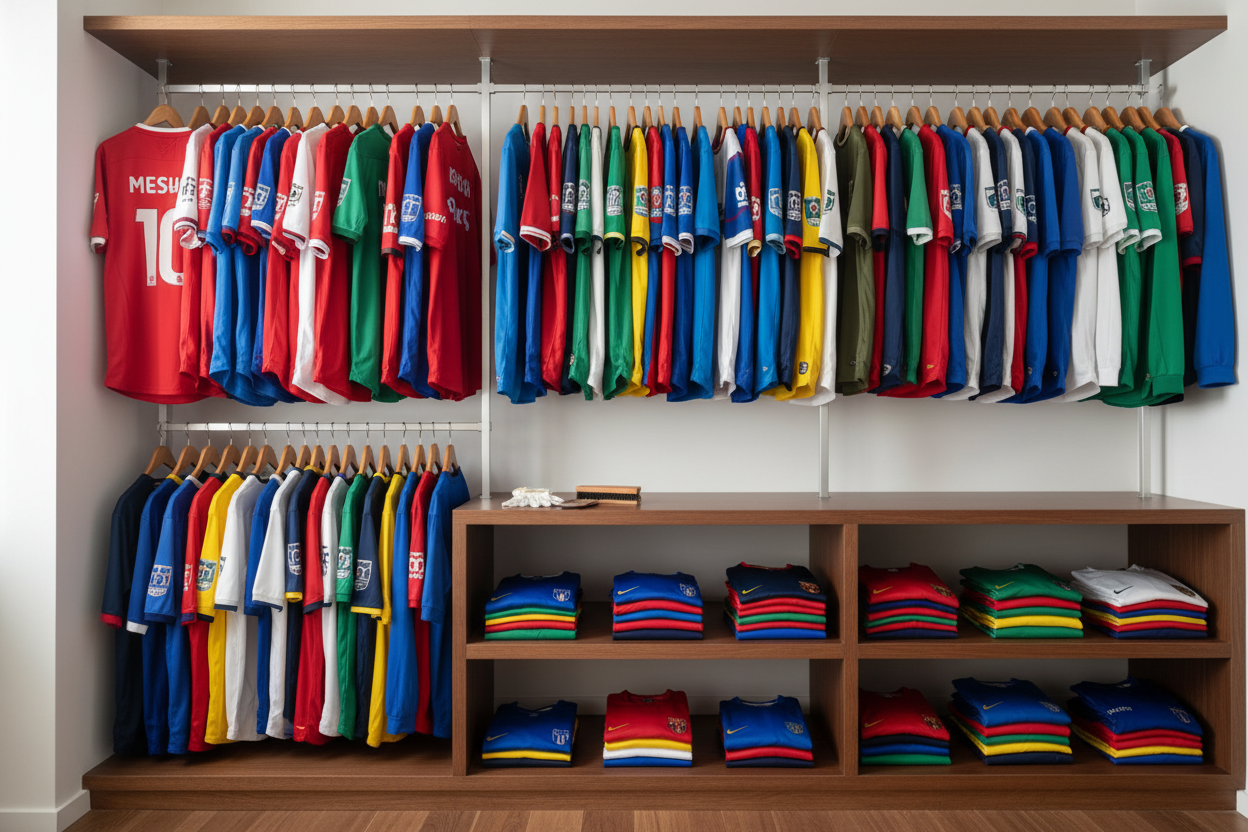 Comment ranger ses maillots de foot
