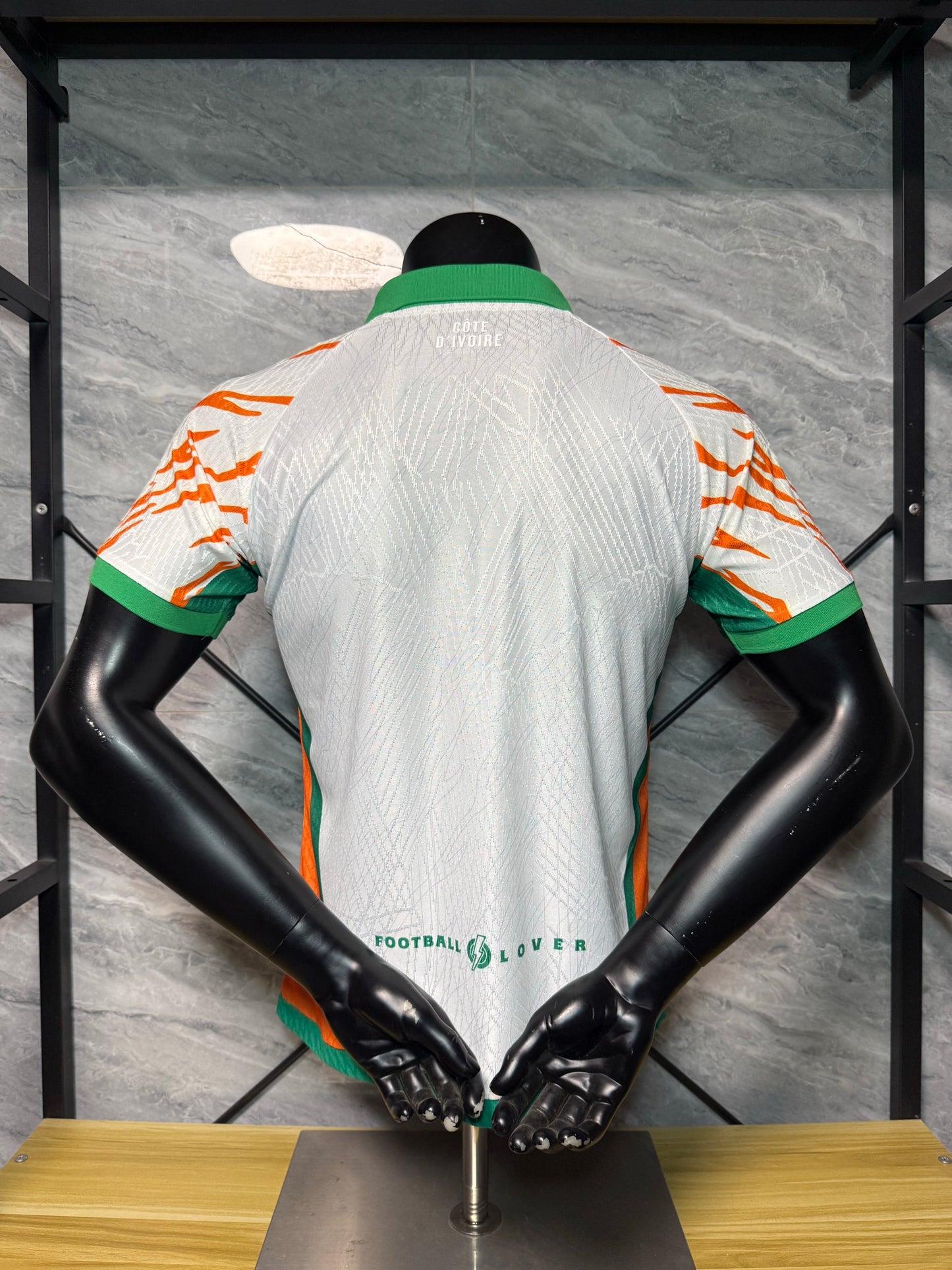 Maillot Cote d'Ivoire Concept Blanc Elephant Version Joueur 2025/2026