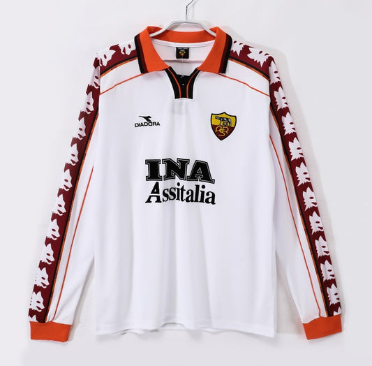 Maillot AS Roma Extérieur Retro manches longues 1998/1999