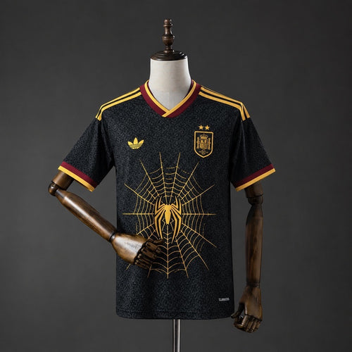 Spanien Trikot Weltmeisterschaft 2026 Polo Schwarz
