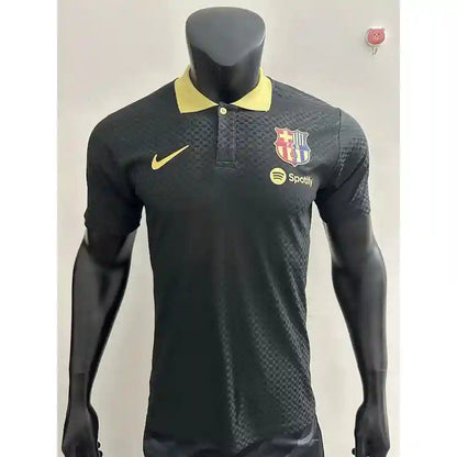 Fc Barcelone Polo Noir Version Joueur 2025/2026